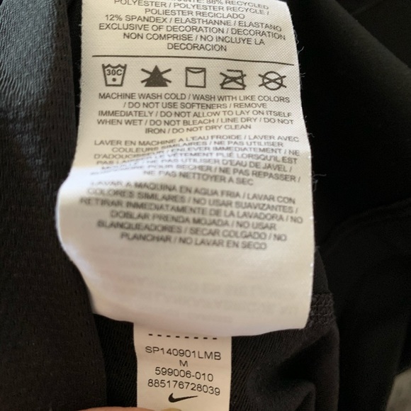 Nike Women's I-Beam Tank black size medium - Picture 7 of 7